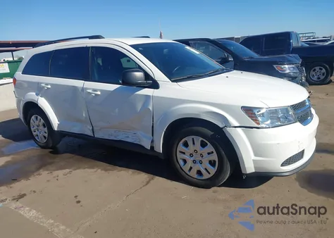 2018 Dodge Journey Se from USA, damaged, VIN 3C4PDCAB4JT443230